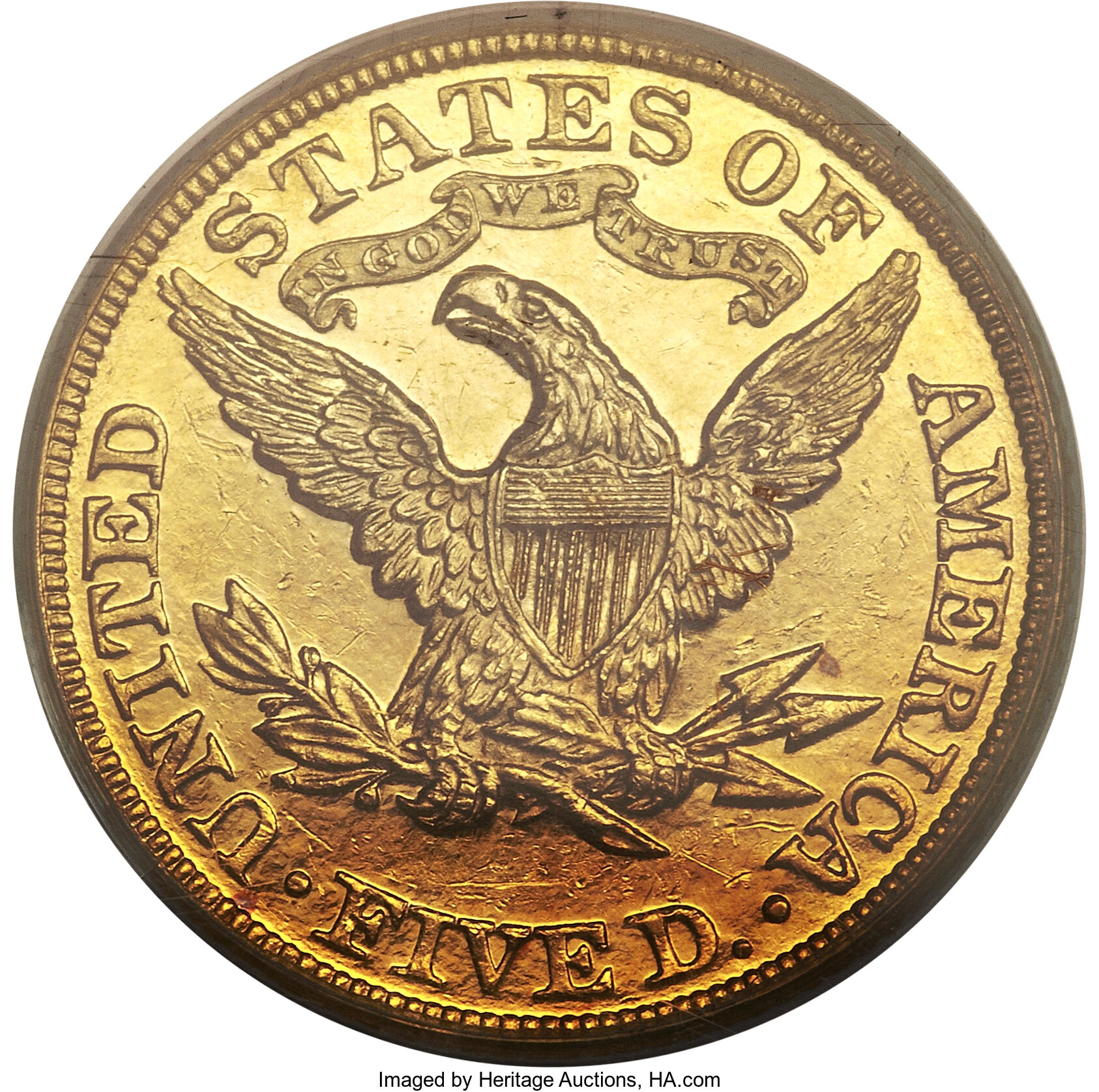 image for: 1890 $5 PR61 Cameo PCGS....