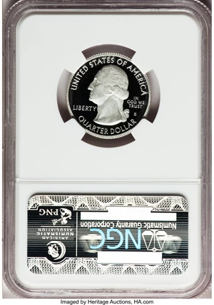 image for: 2010-S 25C Mount Hood National Park Silver PR70 Ultra Cameo NGC. NGC Census: (0). PCGS Population (330). (#418852)...