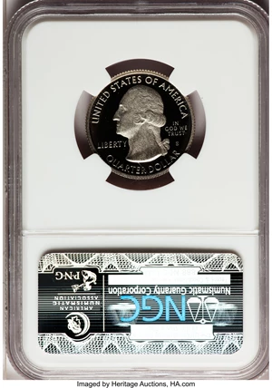 image for: 2010-S 25C Mount Hood National Forest Clad PR69 Ultra Cameo NGC. NGC Census: (0/0). PCGS Population (1024/188). (#418849)...