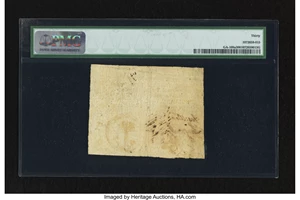 image for: Georgia June 8, 1777 $6 PMG Very Fine 30....