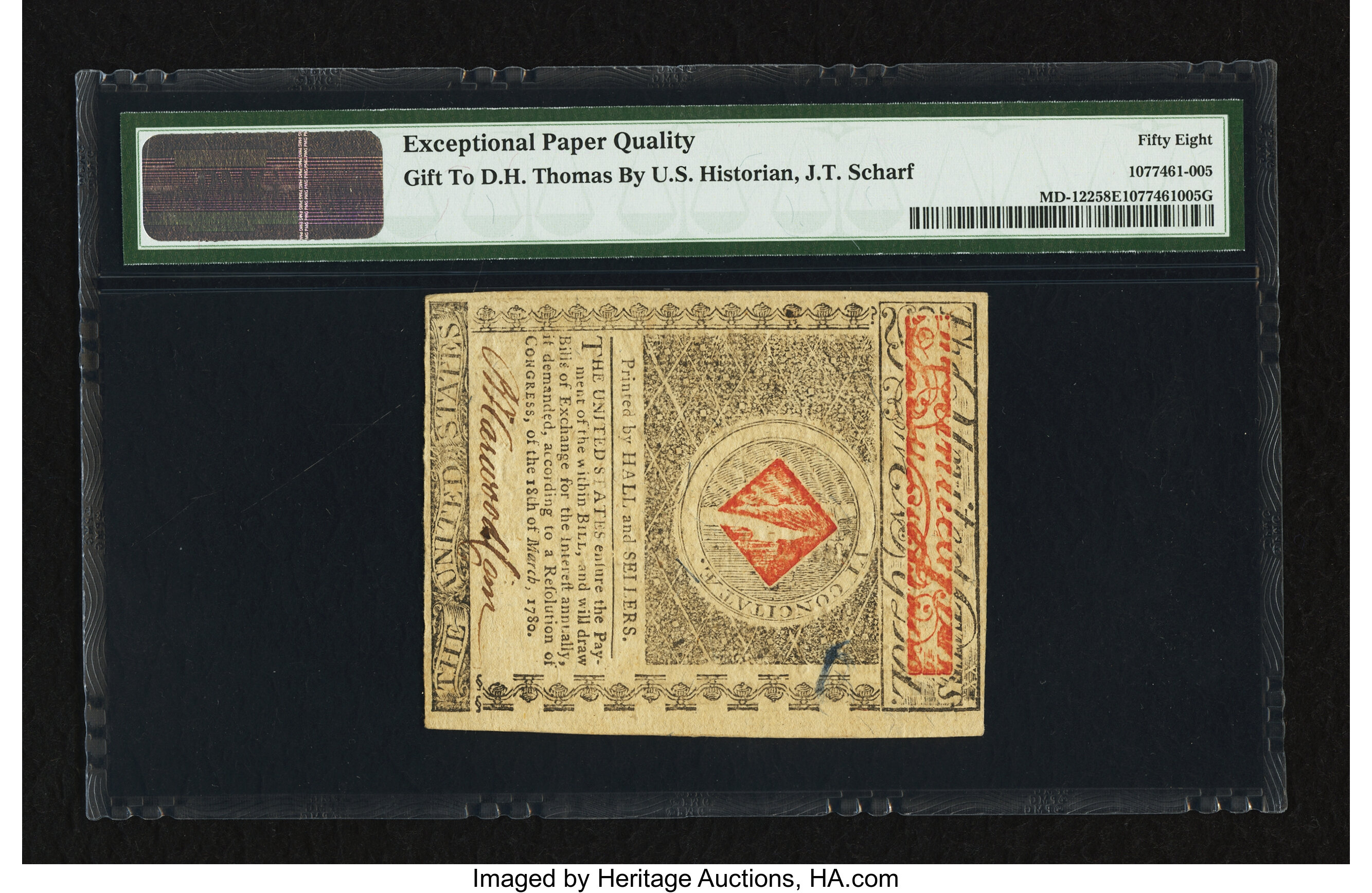 image for: Maryland June 28, 1780 $20 PMG Choice About Unc 58 EPQ....