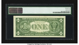 image for: Fr. 1901-L $1 1963A Federal Reserve Note. PMG Very Fine 25....