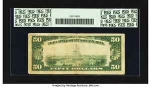 image for: Fr. 2100-C* $50 1928 Federal Reserve Note. PCGS Fine 12....