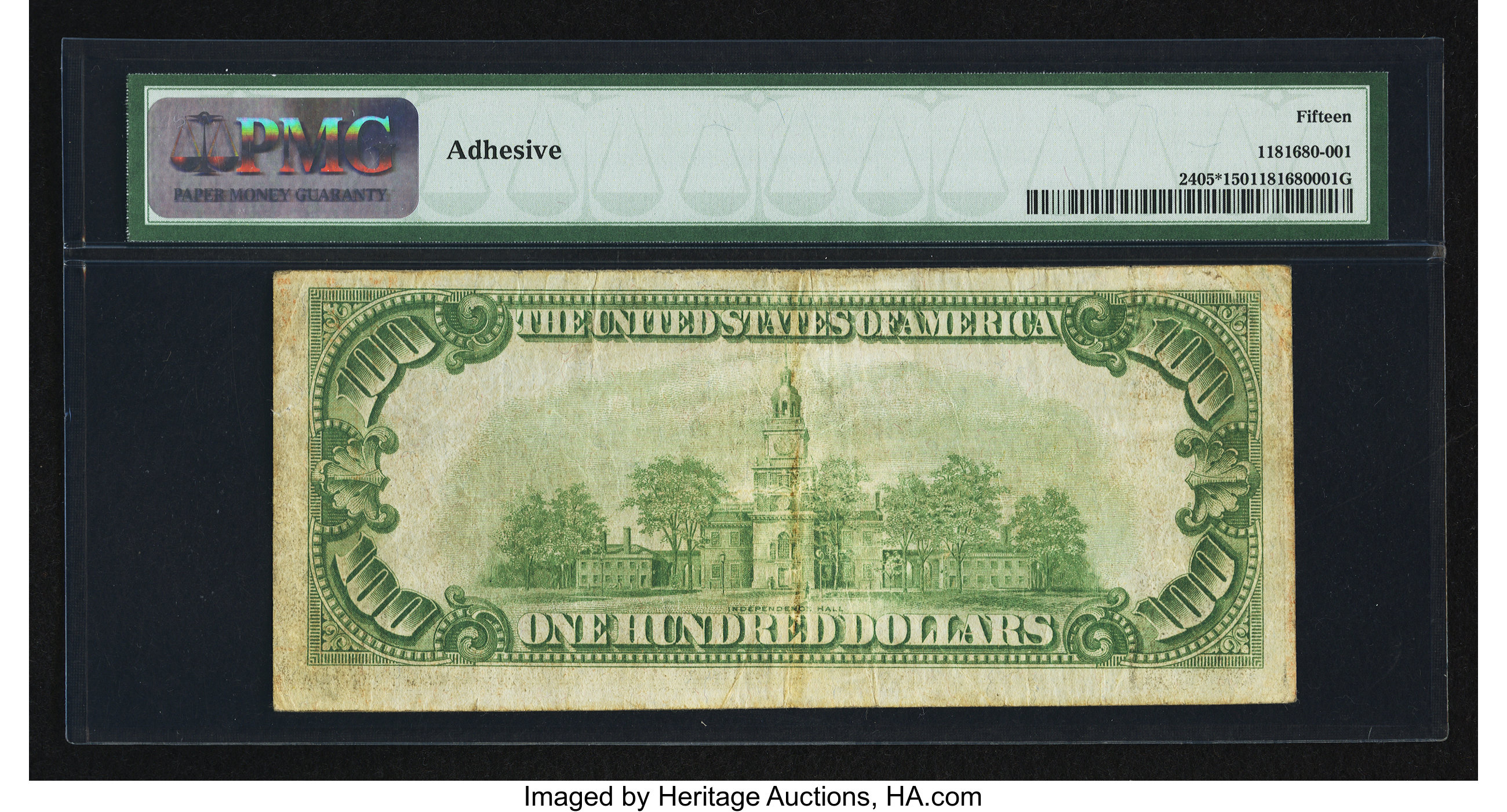 image for: Fr. 2405* $100 1928 Gold Certificate. PMG Choice Fine 15....