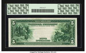image for: Fr. 795 $5 1918 Federal Reserve Bank Note PCGS Extremely Fine 40....