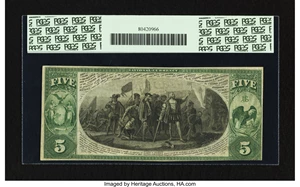 image for: New York, NY - $5 Original Fr. 394 The Fourth NB Ch. # 290...
