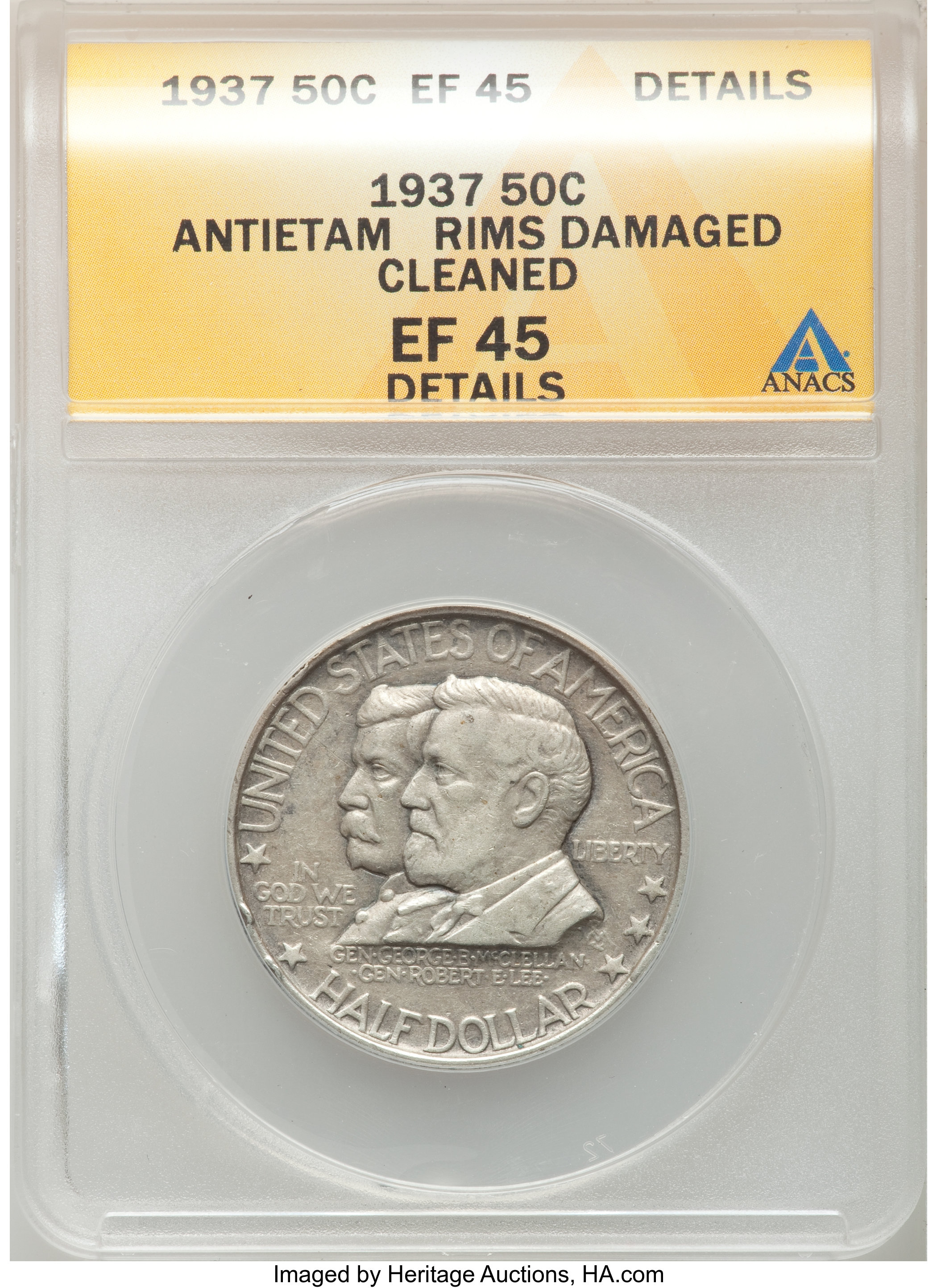 1937 Antietam Half dollar MS Values | Greysheet