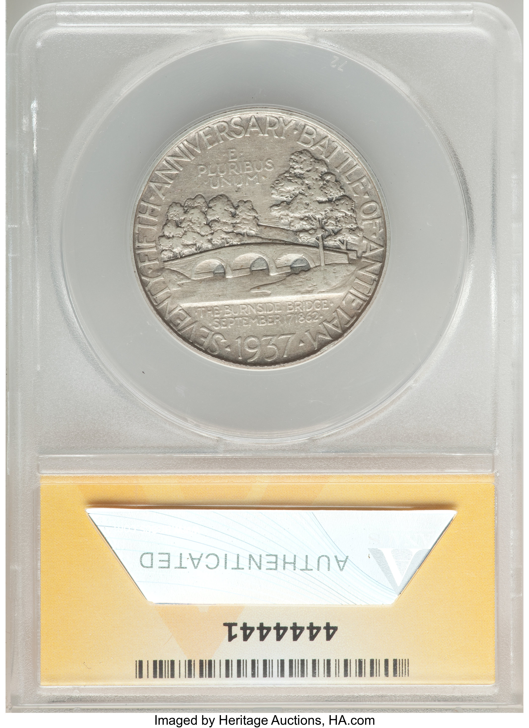 1937 50c Antietam VF20 thumbnail 12