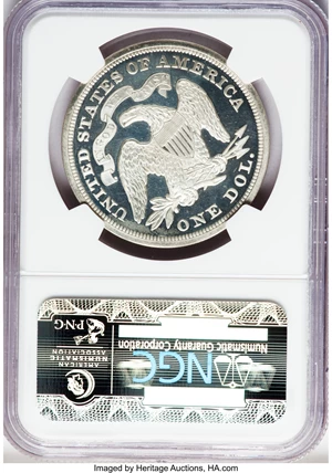image for: 1870 $1 Dollar, Judd-1003, Pollock-1135, Low R.7, PR65 Ultra Cameo NGC....