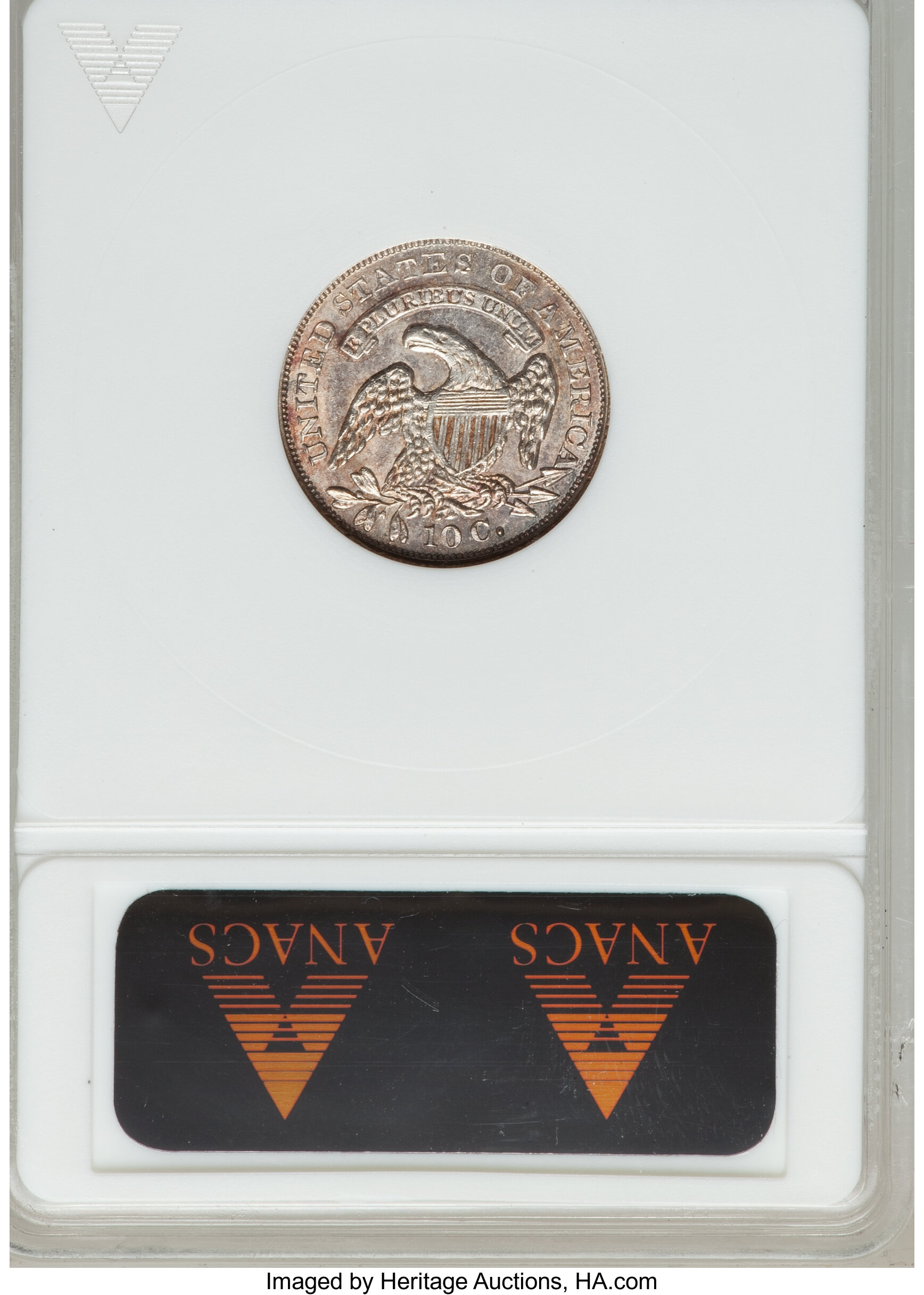 1832 10c MS60 CAC thumbnail 2