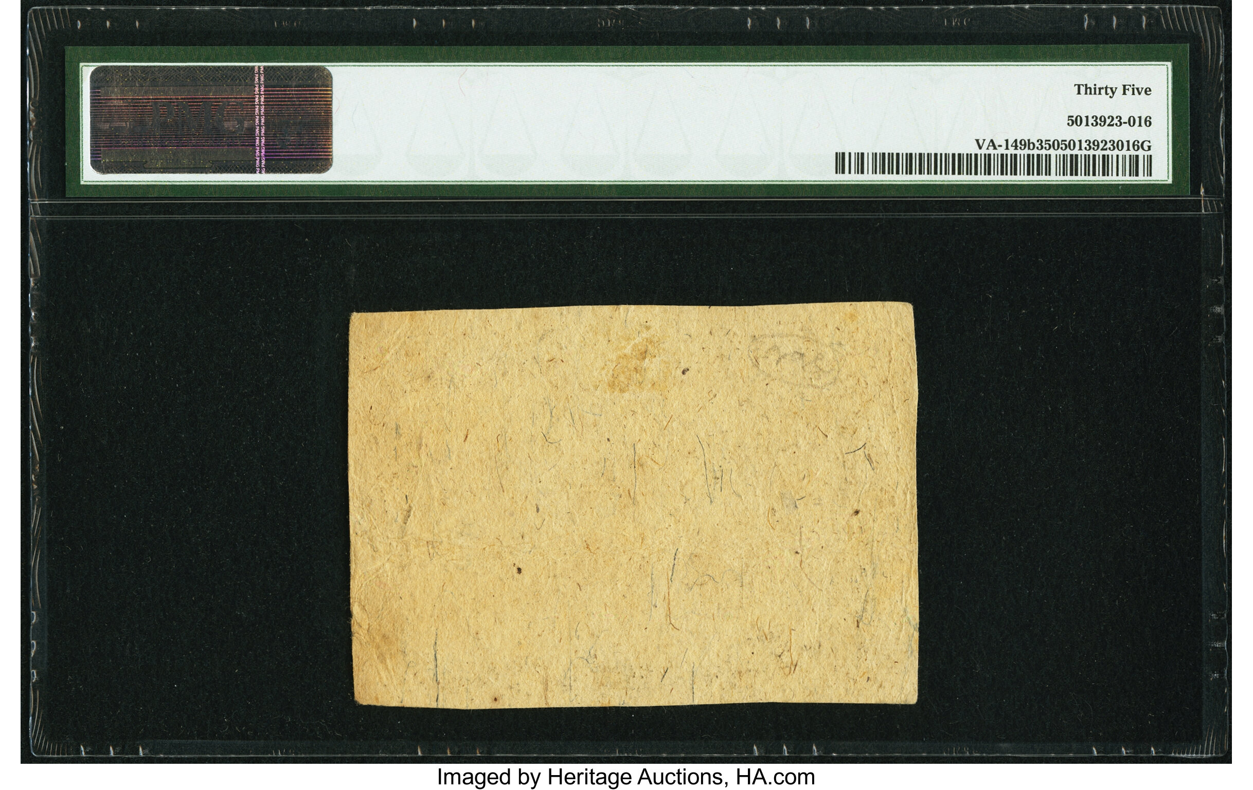 image for: Virginia May 4, 1778 (Dates Printed) $7 PMG Choice Very Fine 35....