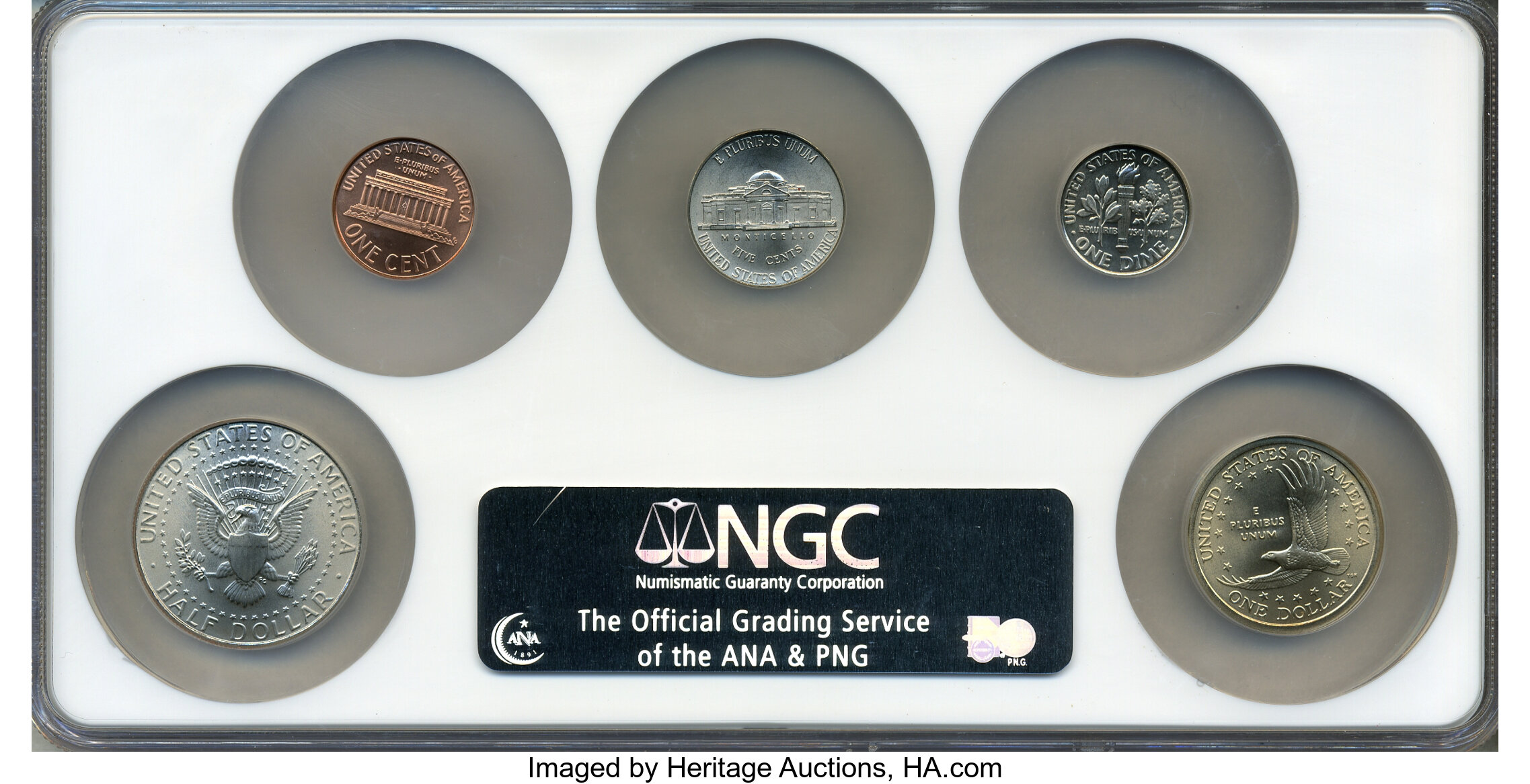 2007-D $1  Sacagawea, Satin Finish MS66 thumbnail 2