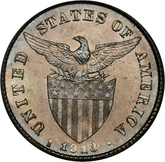 image for: PHILIPPINES. 20 Centavos, 1913-S.