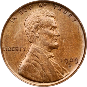 image for: 1909-S Lincoln Cent. V.D.B. MS-66 BN (PCGS).