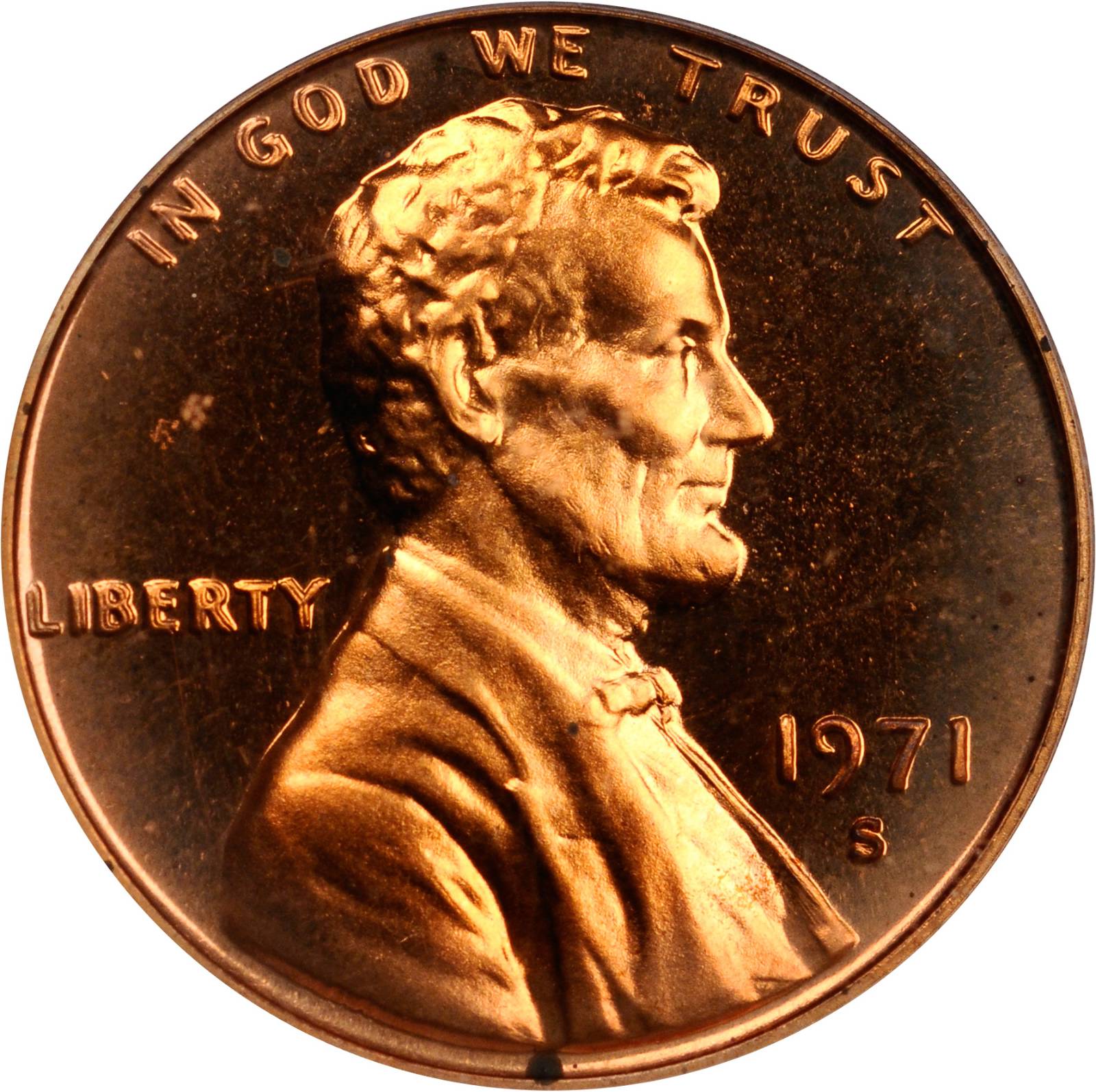 1971-S 1c Doubled Die Obverse PR RD thumbnail 6