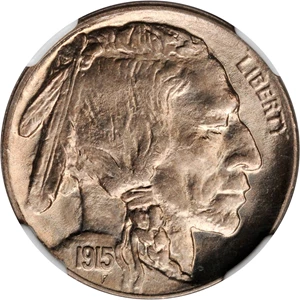 image for: 1915-D Buffalo Nickel. MS-67 (NGC).