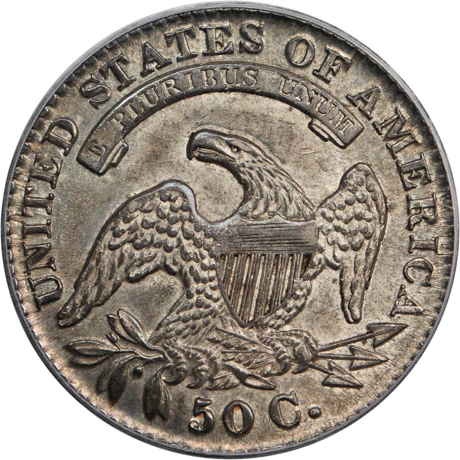 1830 50c Large 0 MS61 CAC thumbnail 2