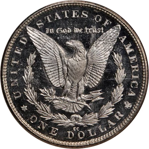 image for: 1883-CC Morgan Silver Dollar. MS-67 DPL (NGC).