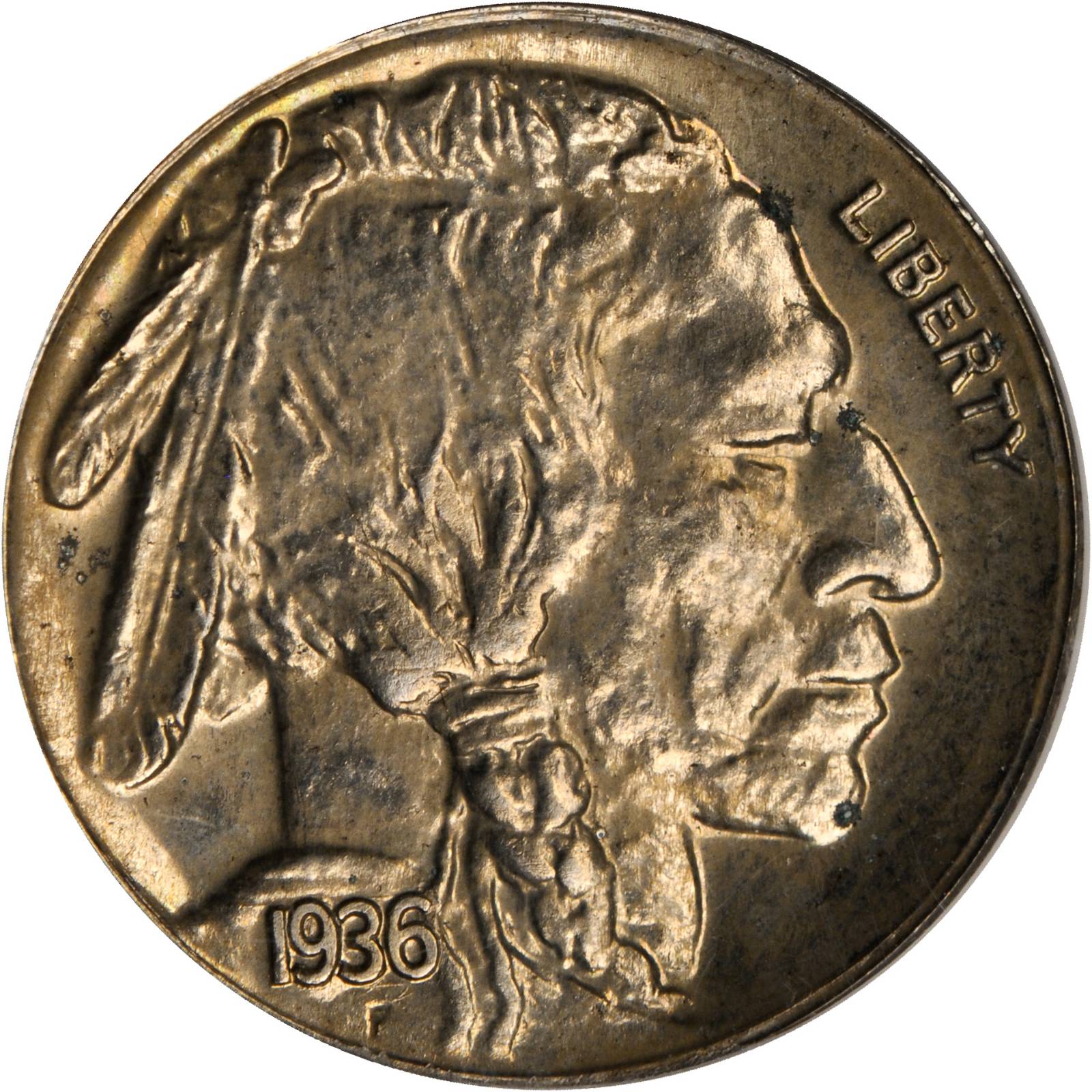 1936 Buffalo Nickel. Type II--Brilliant Proof-63 (PCGS).