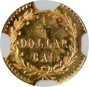 image for: 1875 Round 50 Cents. BG-1057. Rarity-5+. Indian Head. MS-65 DPL (NGC).