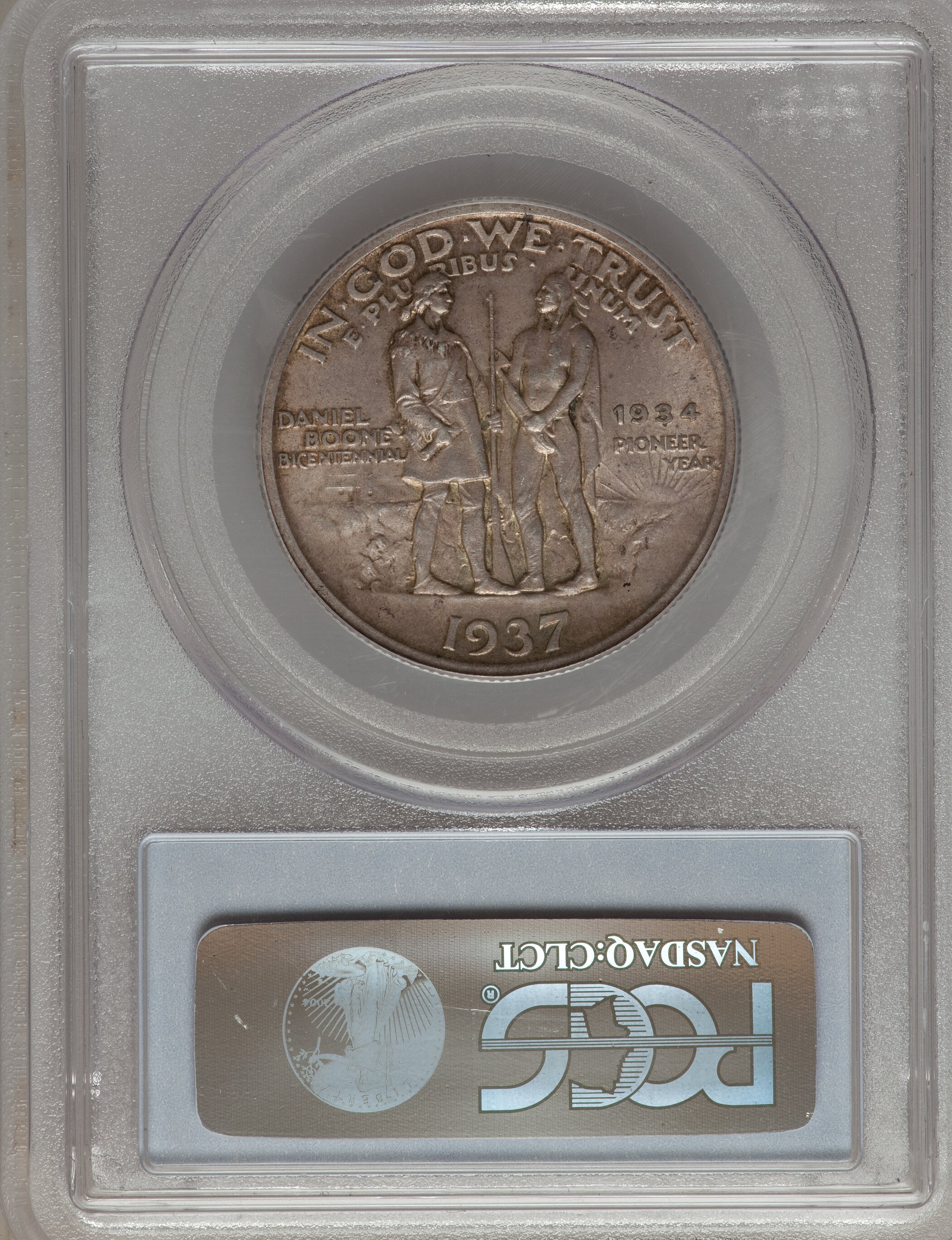 1937 50c Boone AU58 thumbnail 2