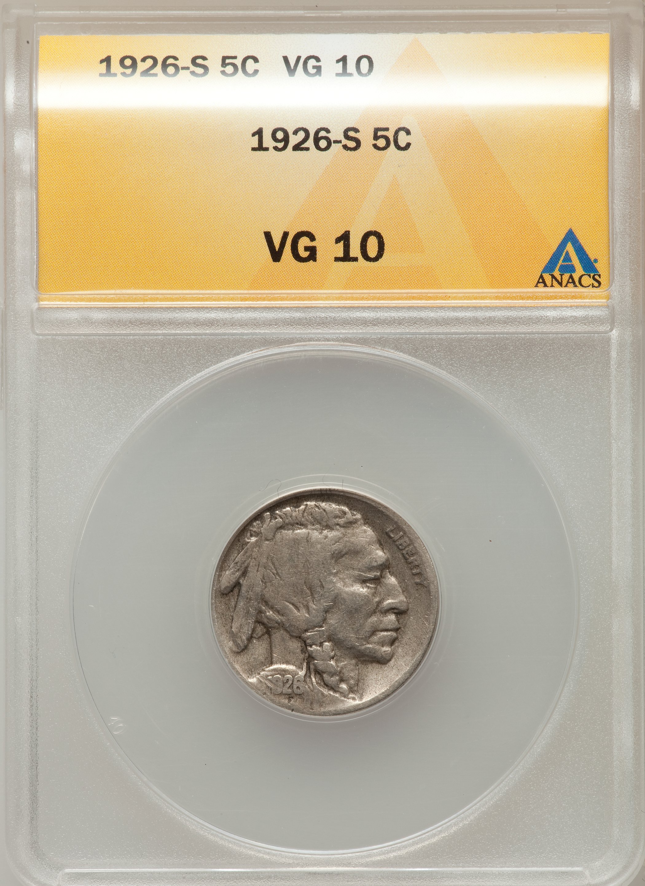 1926-S 5c AG3 CAC thumbnail 7