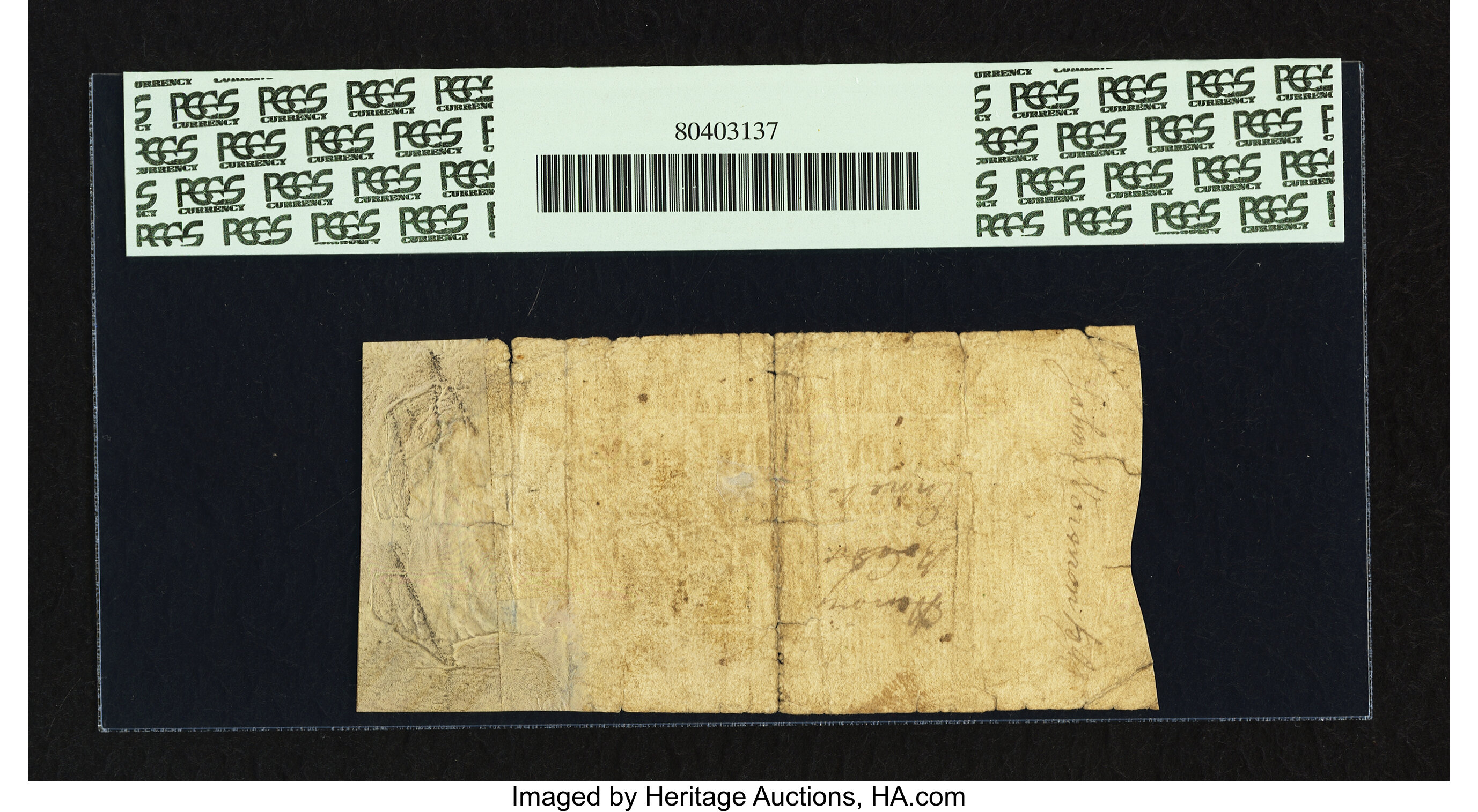 image for: North Carolina March 9, 1754 5s PCGS Apparent Very Fine 25....