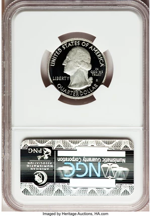 image for: 2010-S 25C Mount Hood National Forest Silver PR70 Ultra Cameo NGC. NGC Census: (0). PCGS Population (330). (#418852)...