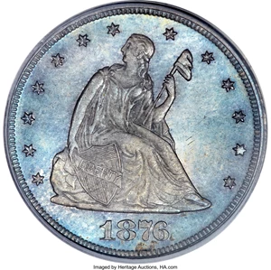 image for: 1876 20C MS67 PCGS Secure. CAC....