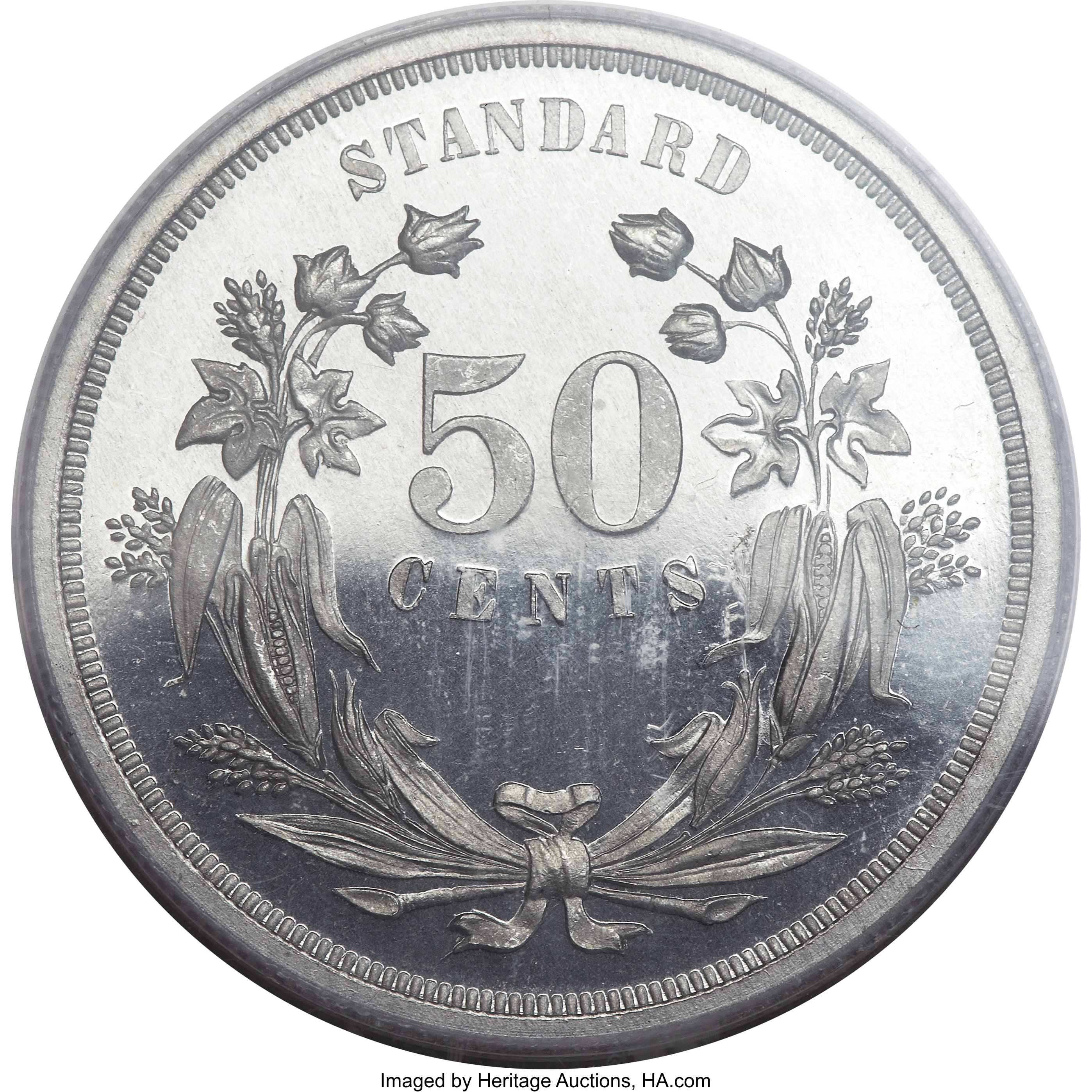 image for: 1870 50C Standard Silver Half Dollar, Judd-931, Pollock-1037, R.7, PR65 Cameo PCGS....