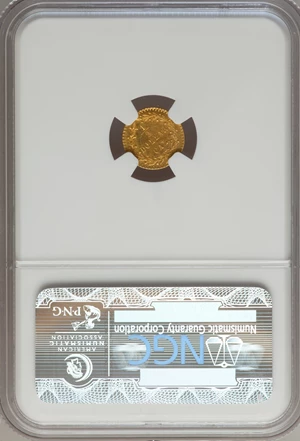 image for: 1875 50C Indian Round 50 Cents, BG-1057, High R.5, MS64 NGC. NGC Census: (1/0). PCGS Population (10/2). (#10886)...