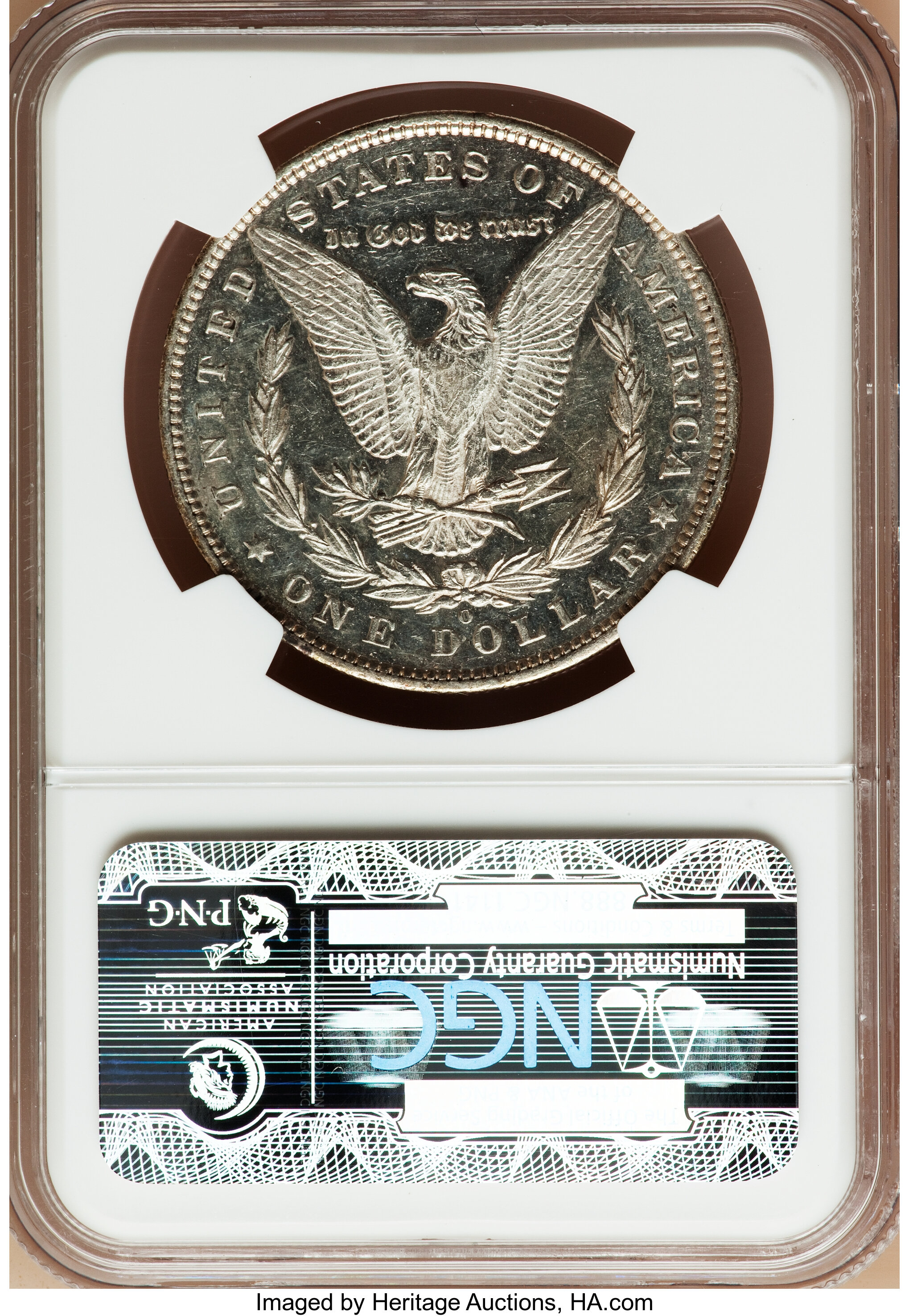 1885-O $1  MS PL AU50 PL CAC thumbnail 4