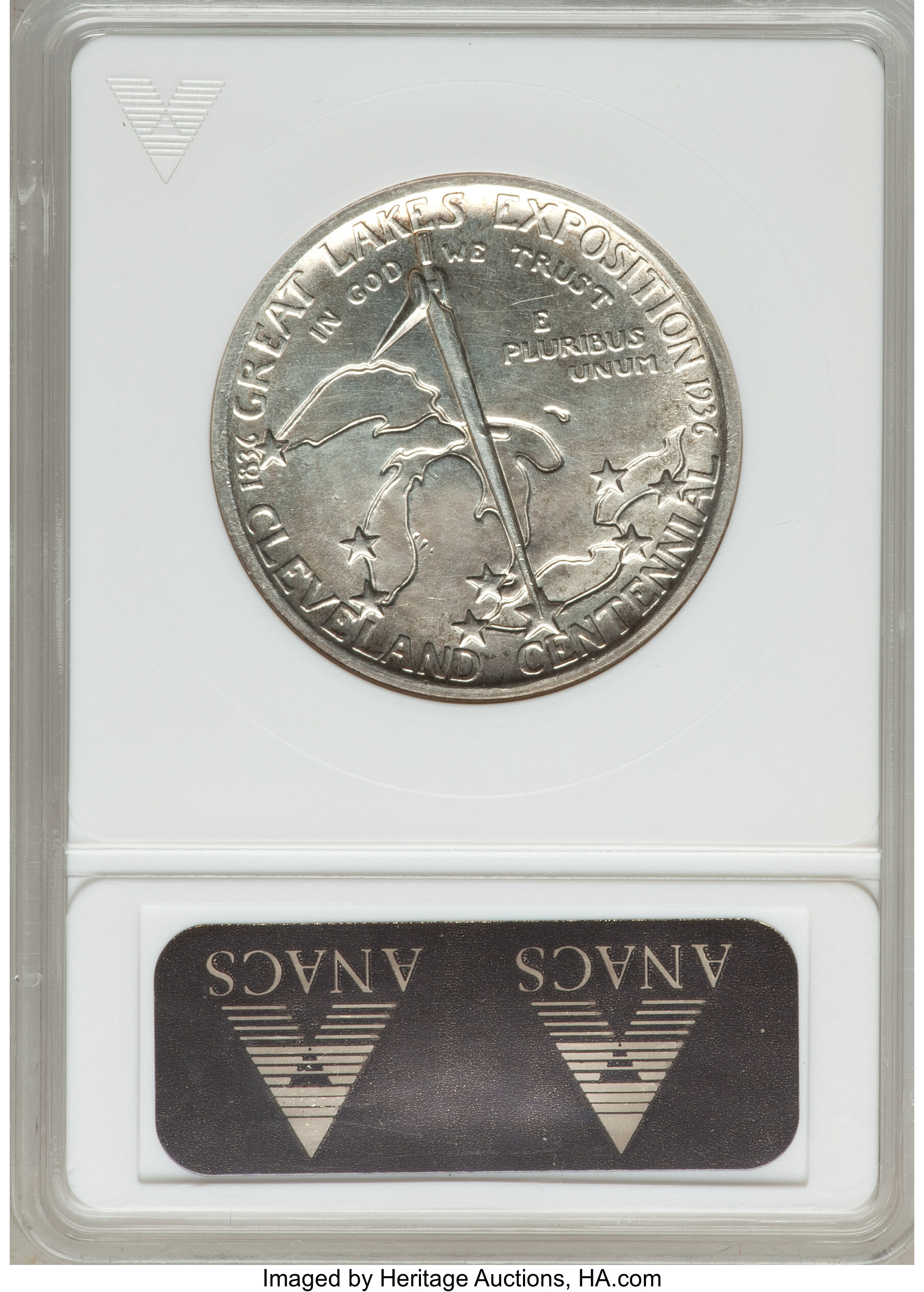 1936 50c Cleveland - Great Lakes Expo XF40 thumbnail 2