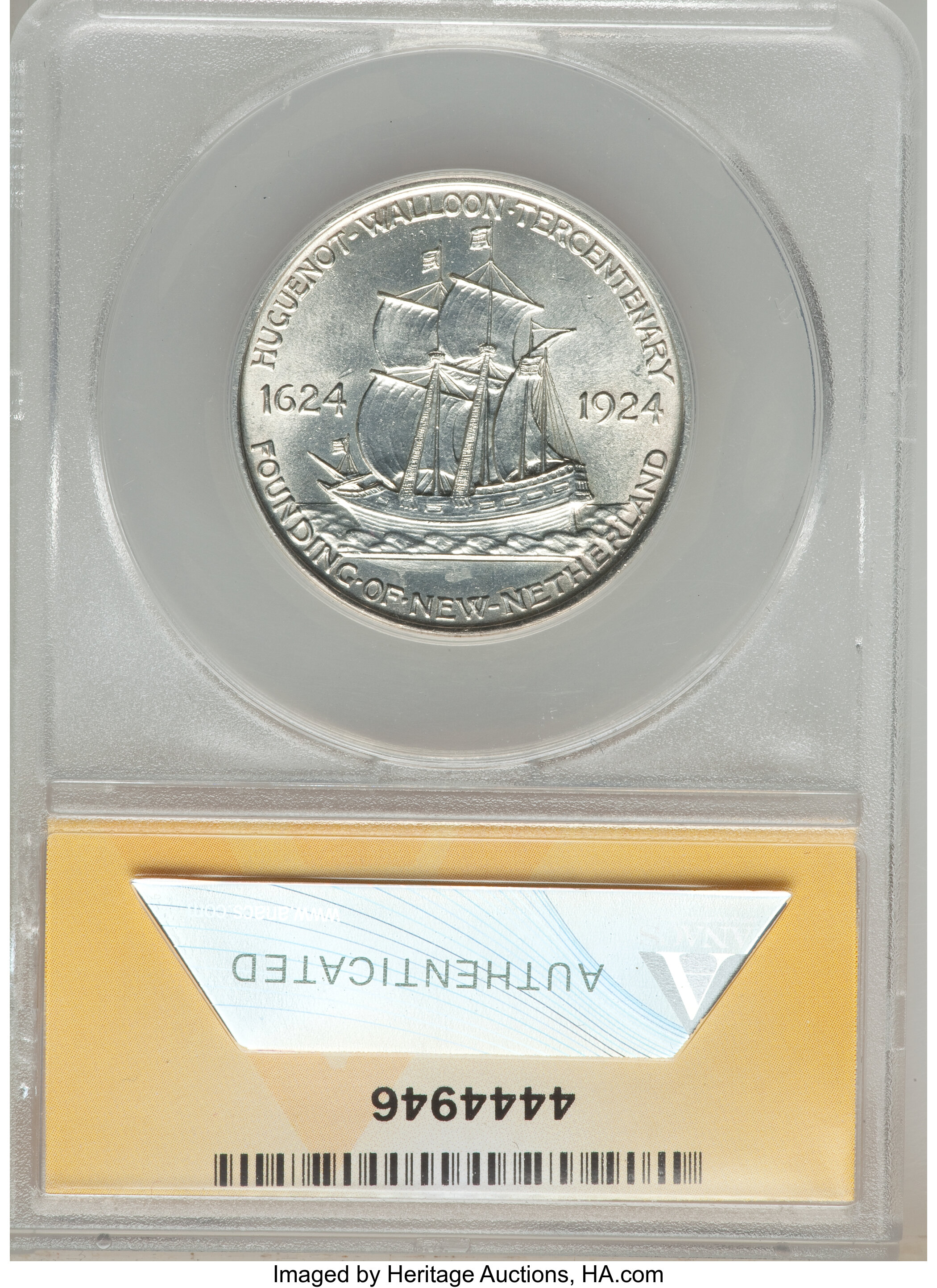 1924 50c Huguenot-Walloon MS61 thumbnail 2
