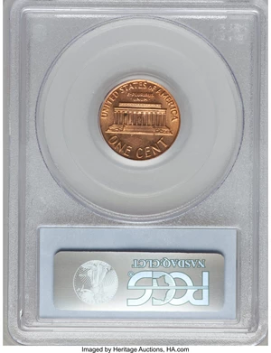image for: 1969-S 1C Doubled Die MS63 Red PCGS. CAC. FS-101....