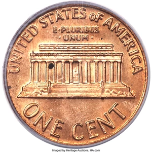 image for: 1969-S 1C Doubled Die MS63 Red PCGS. CAC. FS-101....