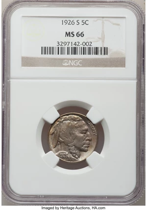 image for: 1926-S 5C MS66 NGC....