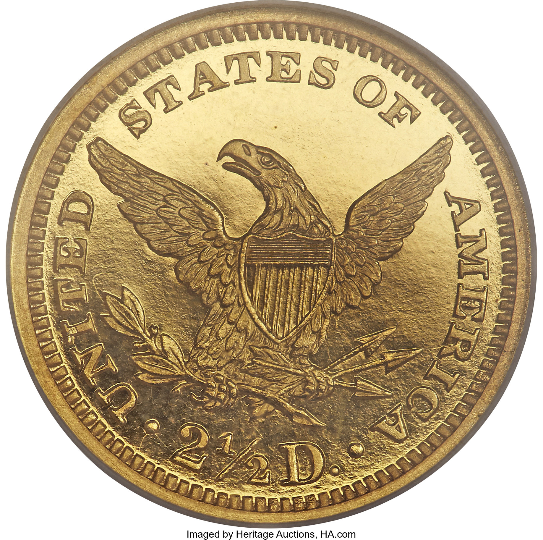 image for: 1864 $2 1/2 PR65 Ultra Cameo NGC....