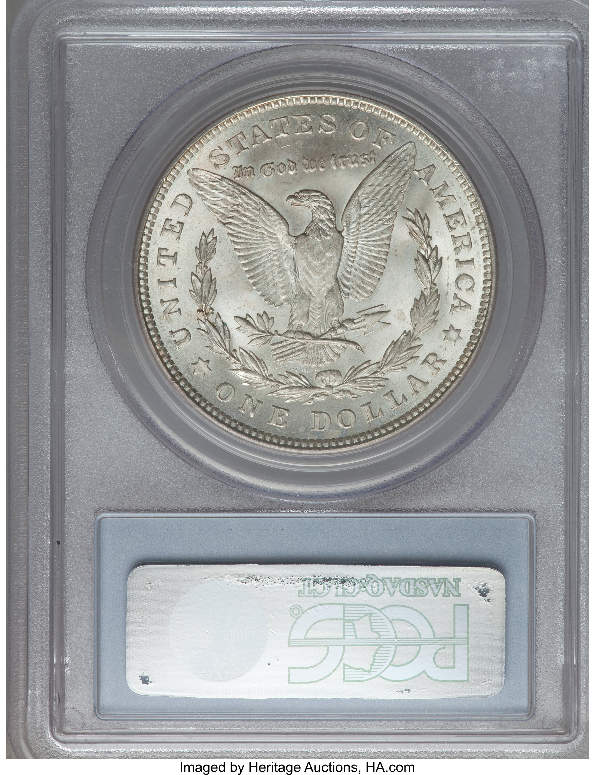 1921 $1  Morgan, Pitted Reverse, VAM-41A MS65 thumbnail 2