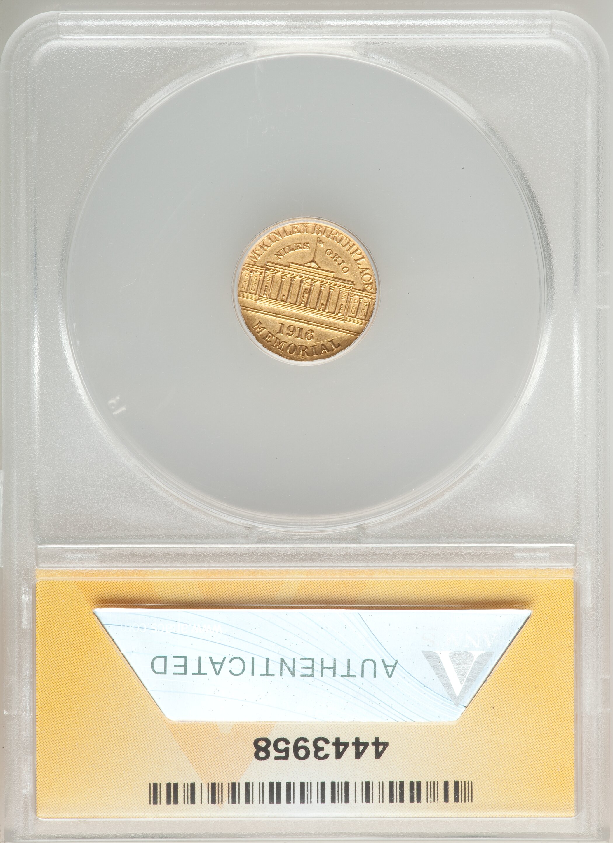 1916 G$1 McKinley Memorial VF35 thumbnail 12