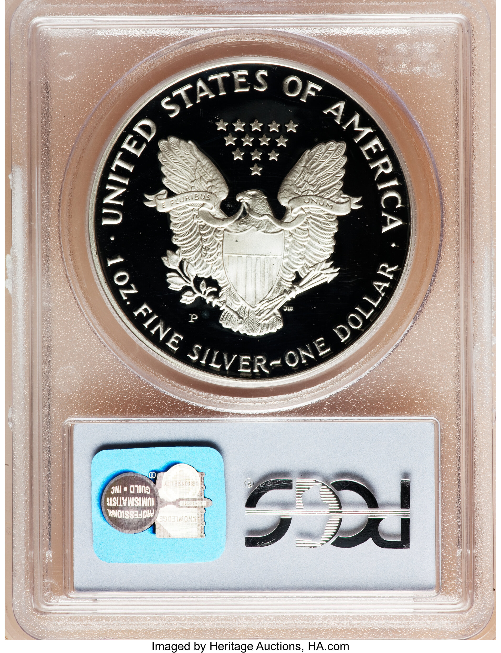 1993-P $1  Silver Eagle PR DCAM PR64 DCAM thumbnail 2
