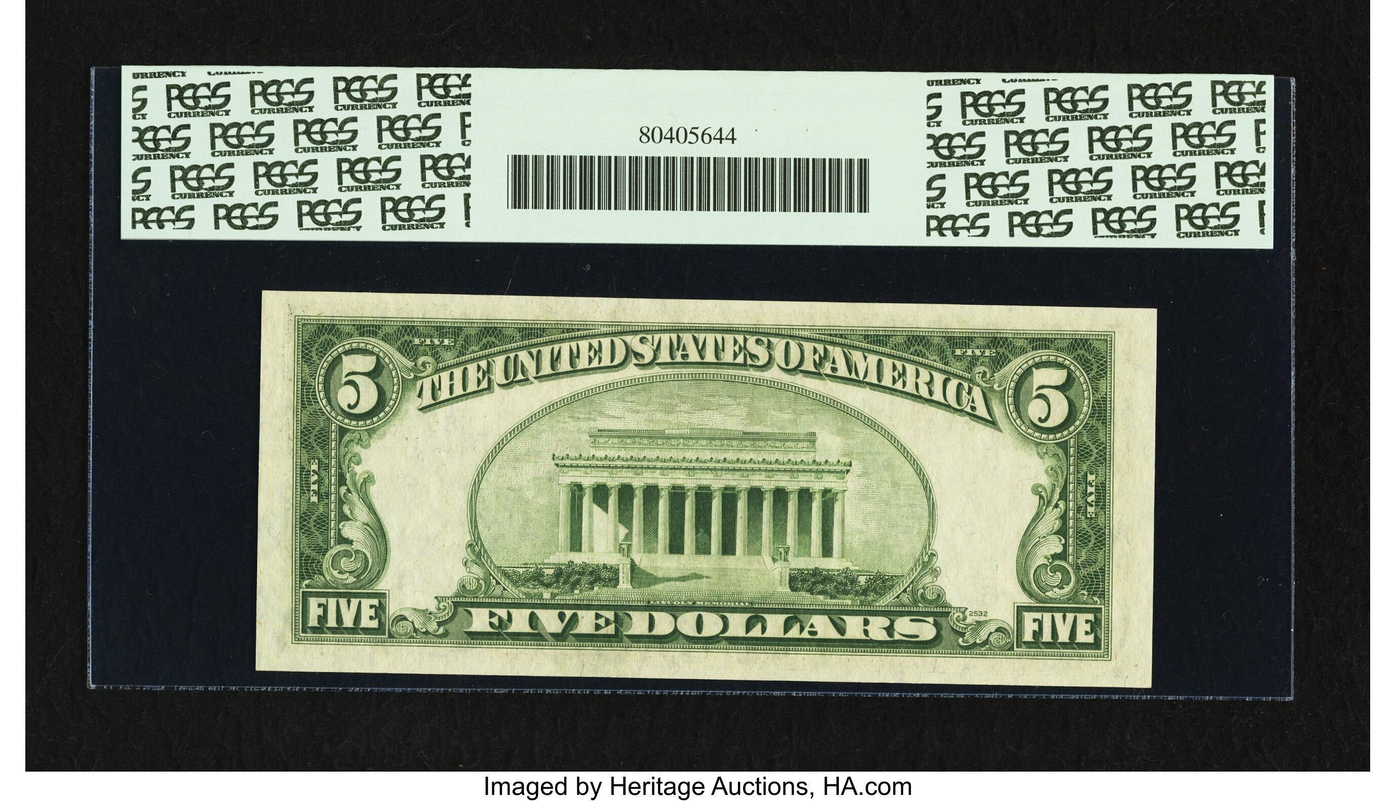 image for: Fr. 1964-E* $5 1950C Federal Reserve Star Note. PCGS Gem New 66PPQ....