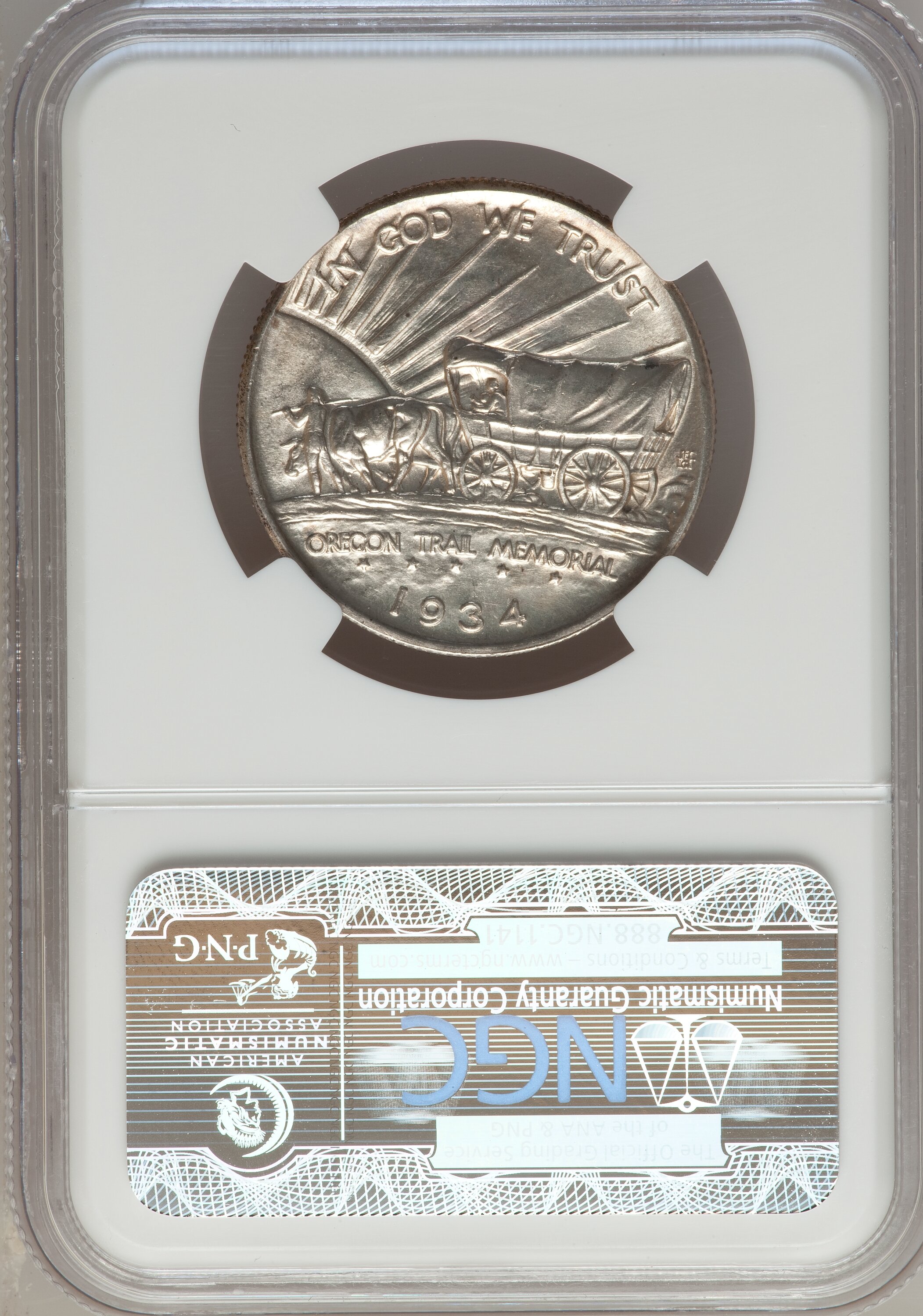 1934-D 50c Oregon Trail AU50 thumbnail 9