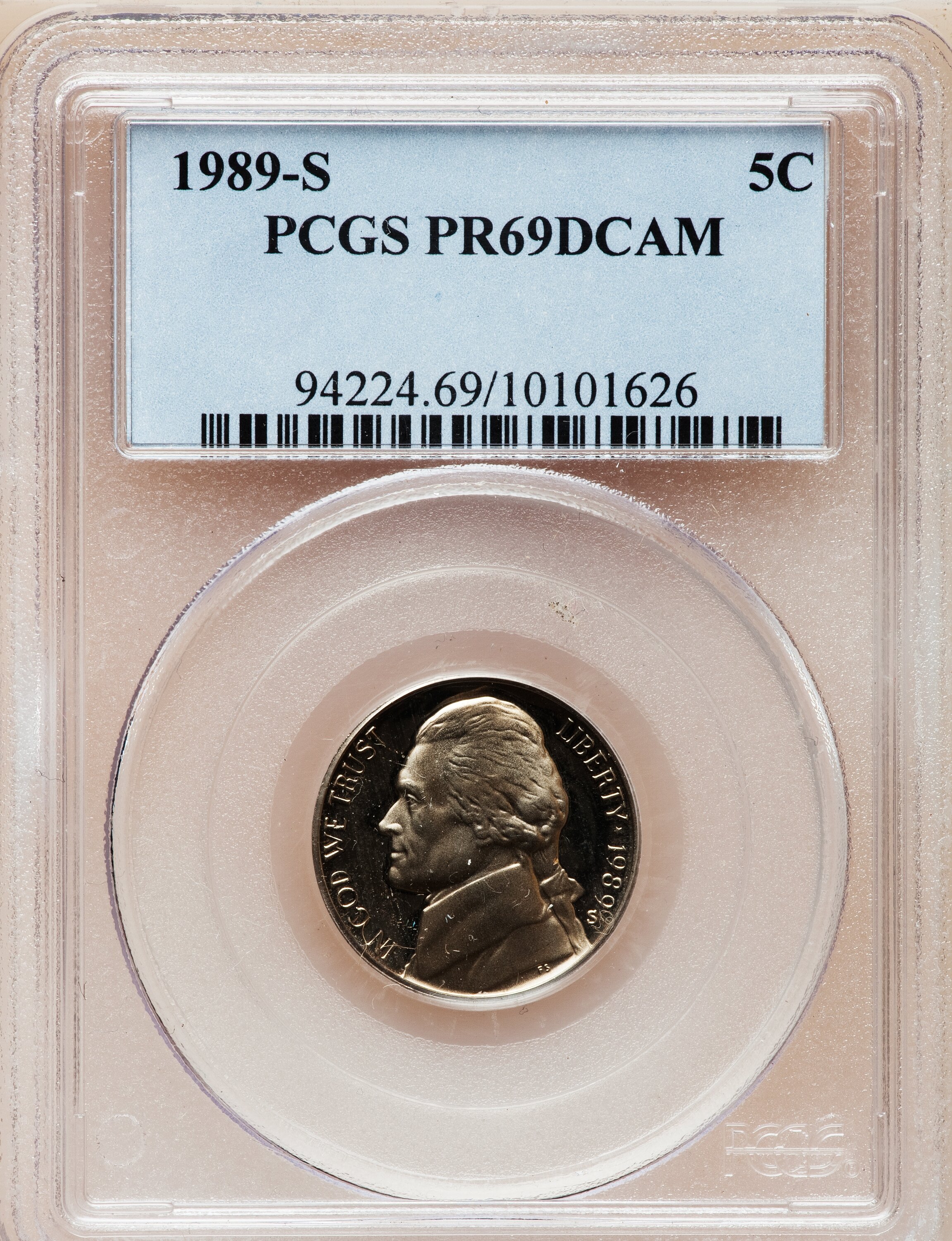 1989 S Nickel PR Values | Greysheet