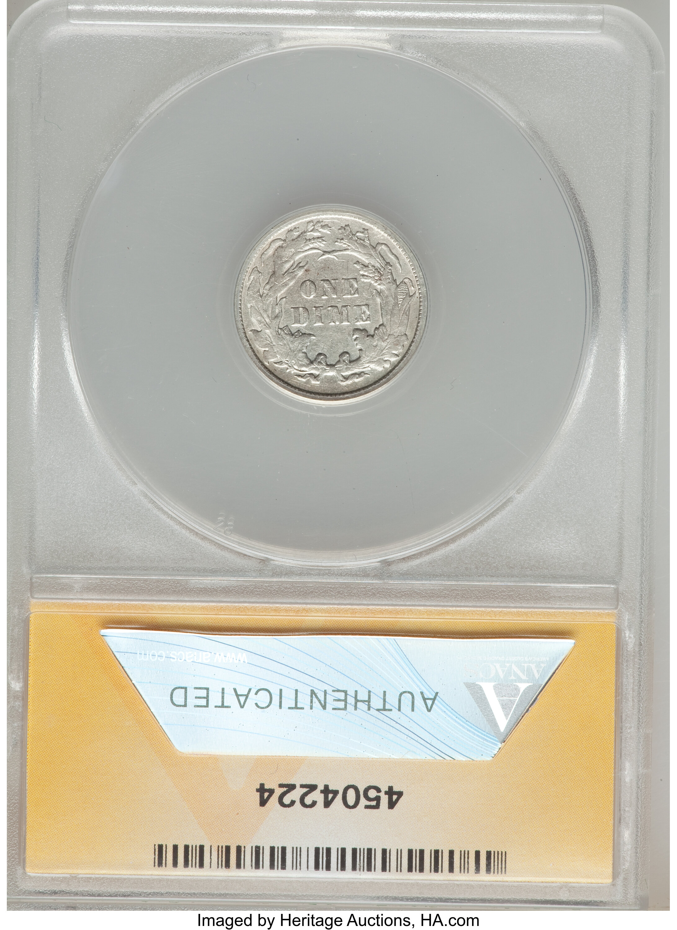 1887 10c VF30 thumbnail 4