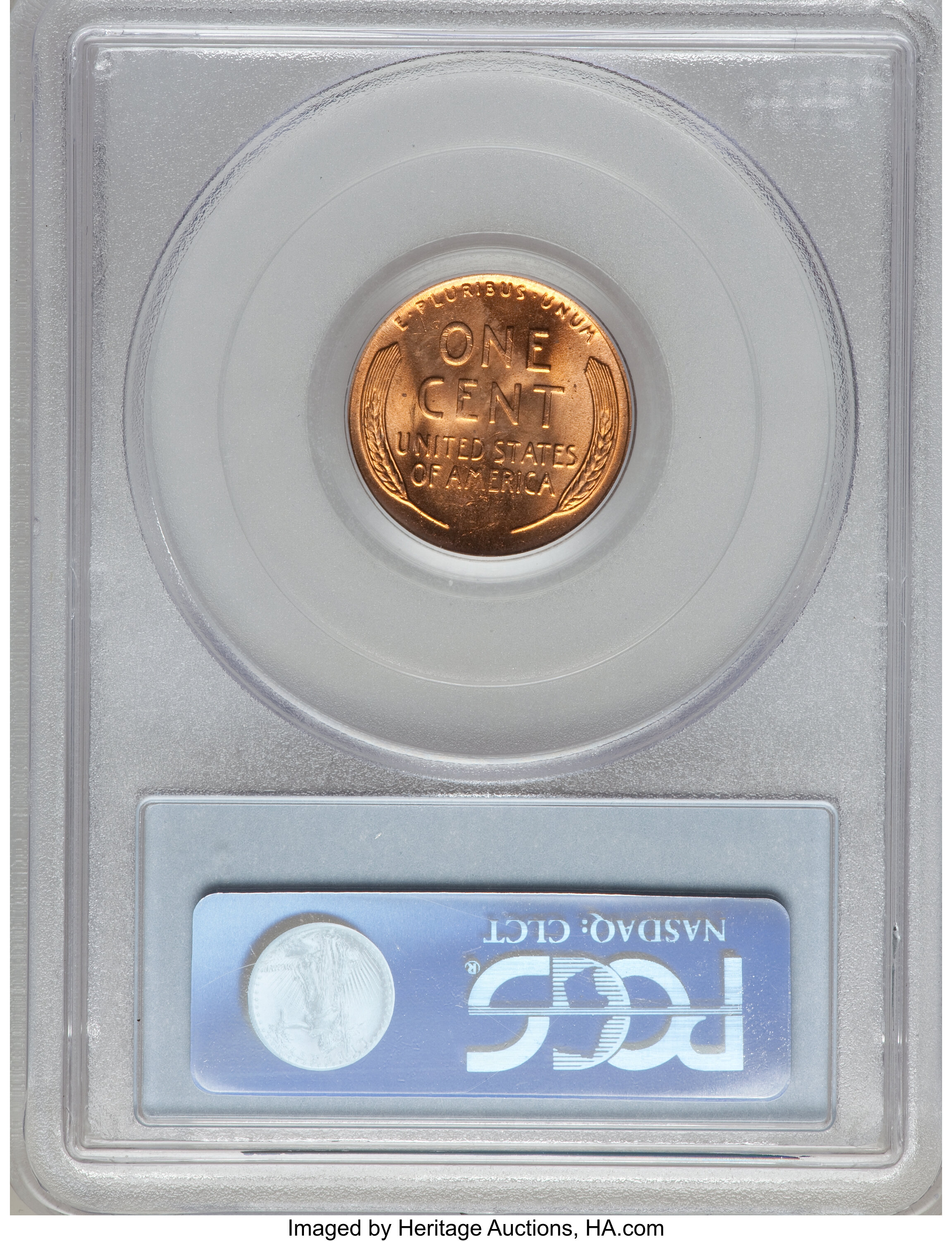 1954-D 1c MS RD MS64 RD CAC thumbnail 4