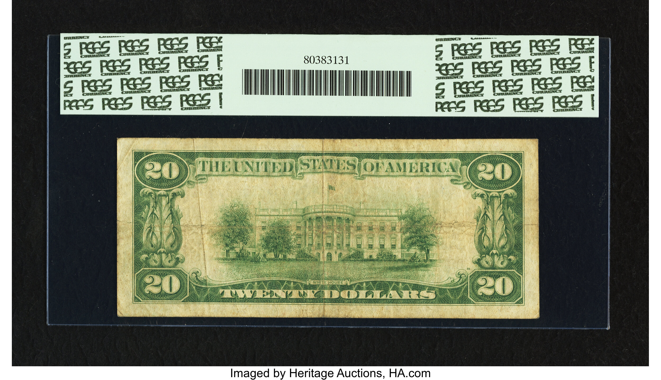 image for: Fr. 2050-D* $20 1928 Federal Reserve Star Note. PCGS Apparent Very Fine 25....