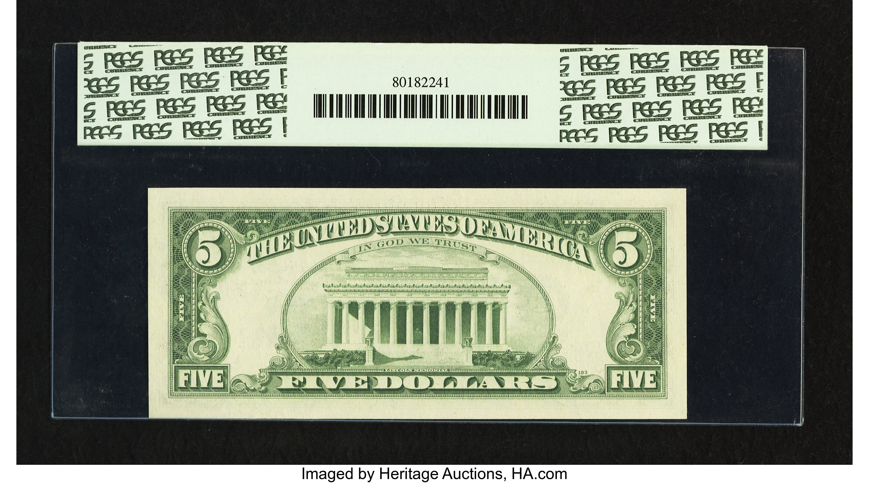 image for: Fr. 1971-E* $5 1969B Federal Reserve Star Note. PCGS Superb Gem New 68PPQ....