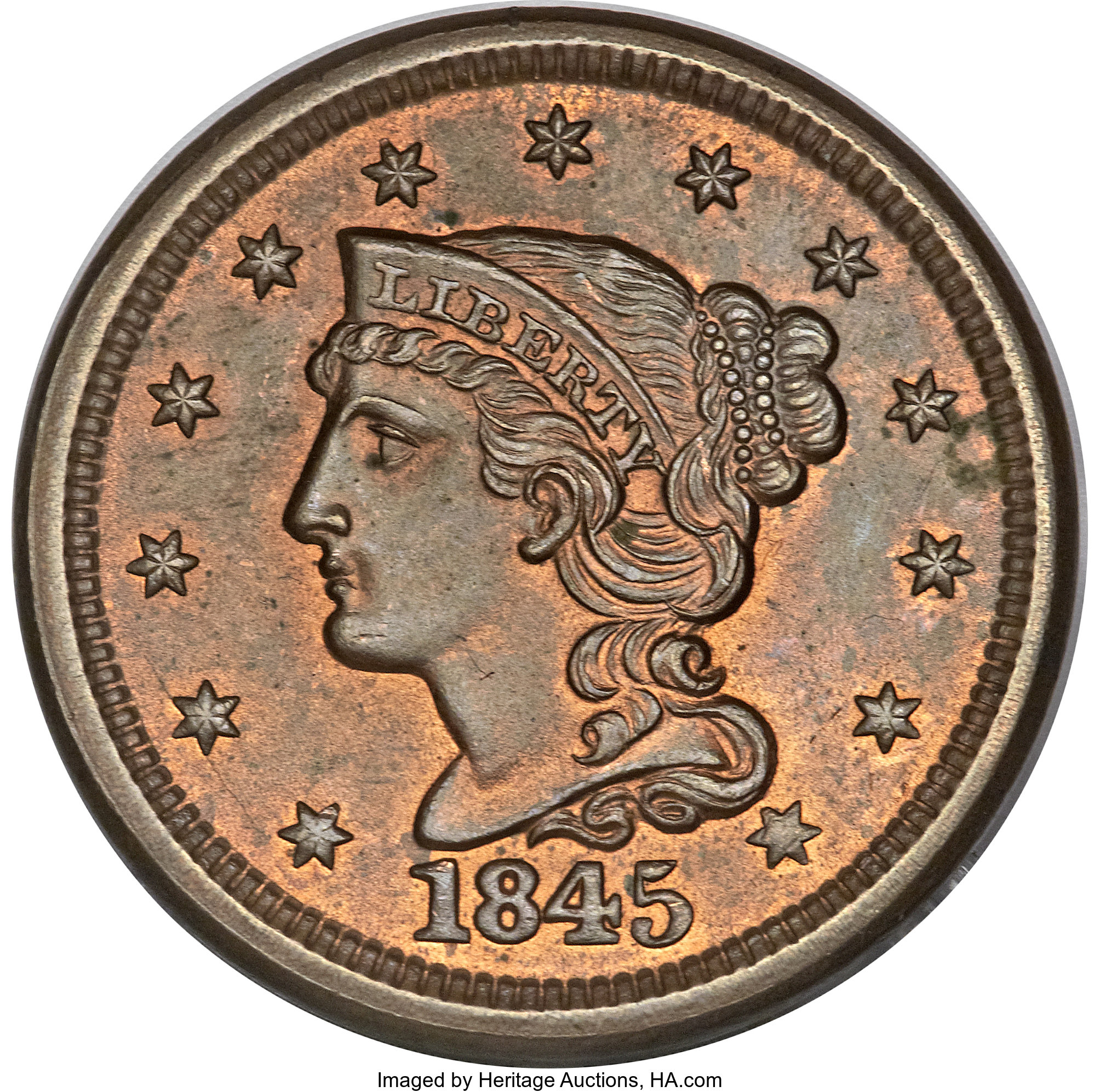 1845 1c MS RB