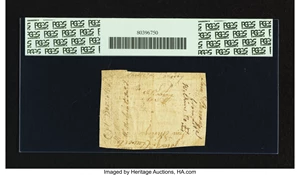 image for: North Carolina July 14, 1760 £3 PCGS Very Fine 30....